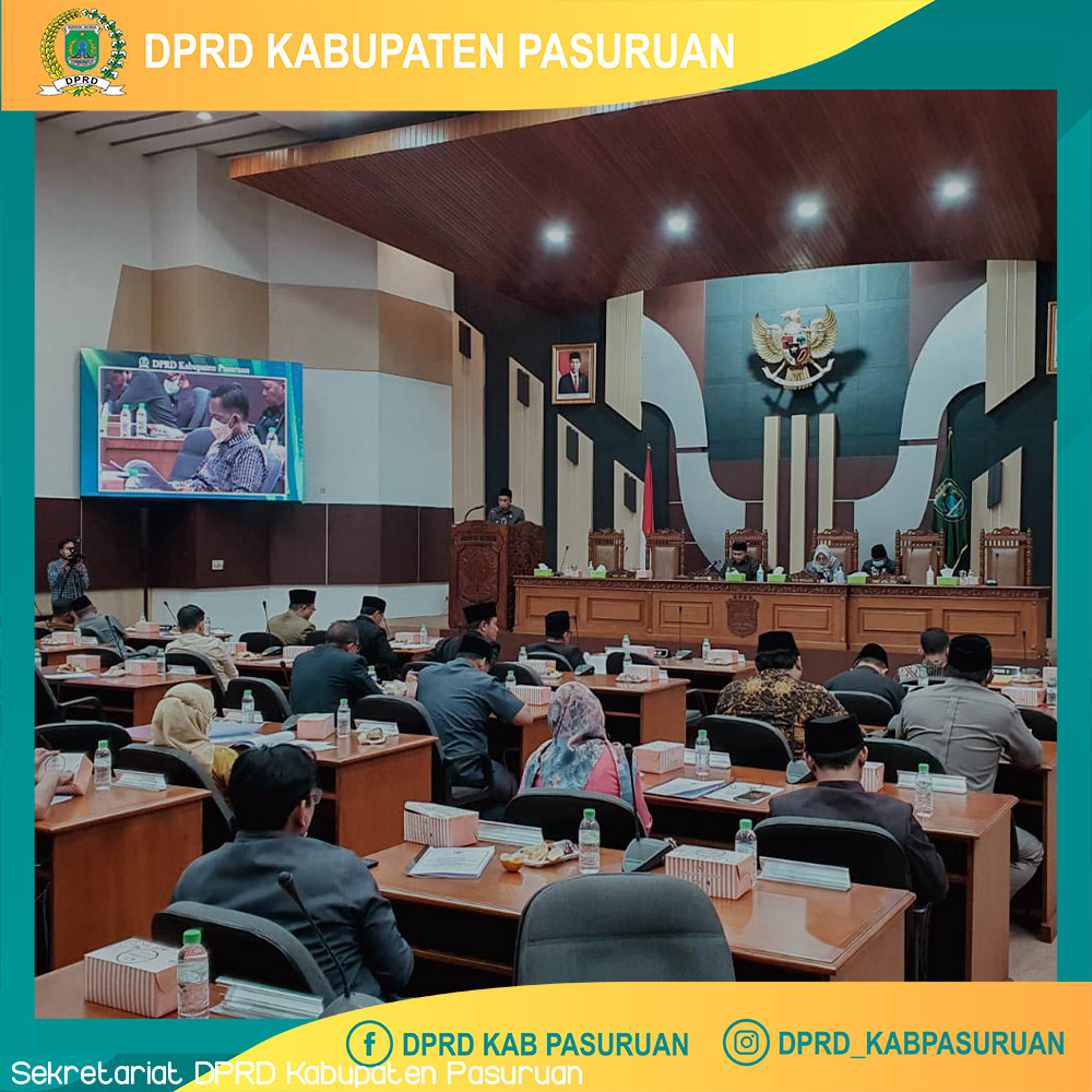 Rapat Paripurna Pertama Penyampaian Rancangan Peraturan Daerah (Raperda) Non APBD Tahun 2022 Oleh Bapemperda dan Bupati 