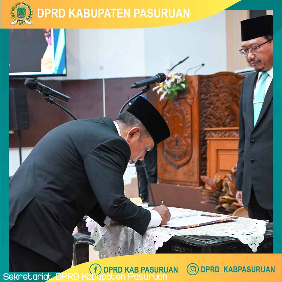 Pelantikan dan Pengambilan Sumpah/Janji Pengganti Antar Waktu Anggota DPRD Kabupaten Pasurun Sisa Masa Jabatan Tahun 2019-2024