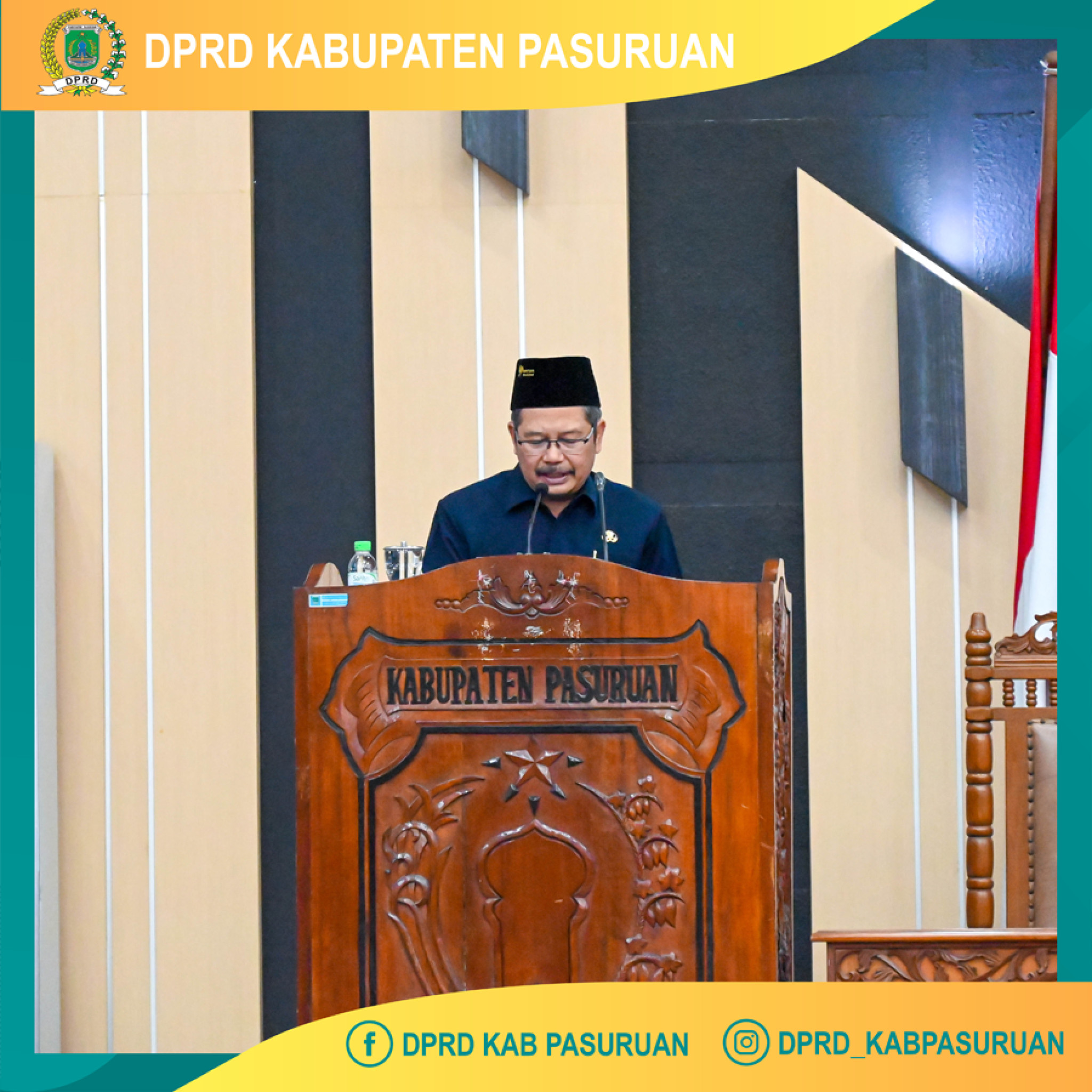 Rapat Paripurna Pertama Penyampaian Pengantar Raperda Tentang Perubahan APBD Tahun Anggaran 2024