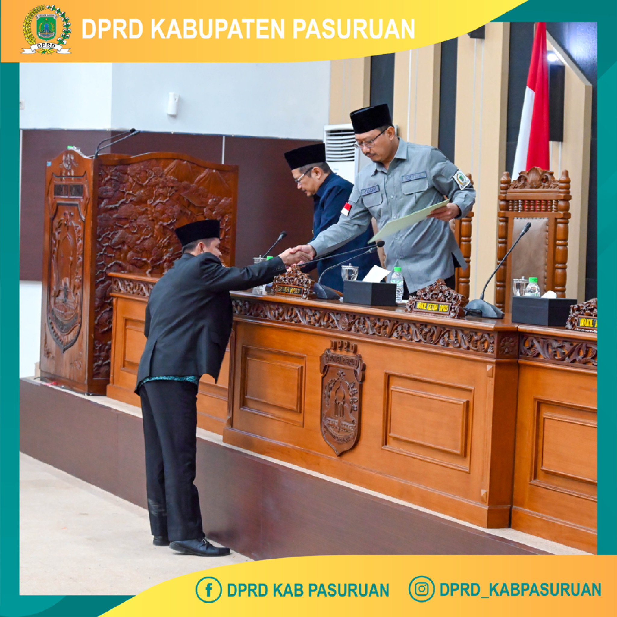 Rapat Paripurna Kedua Penyampaian Pemandangan Umum Fraksi – Fraksi Atas Raperda Tentang Perubahan APBD Tahun Anggaran 2024